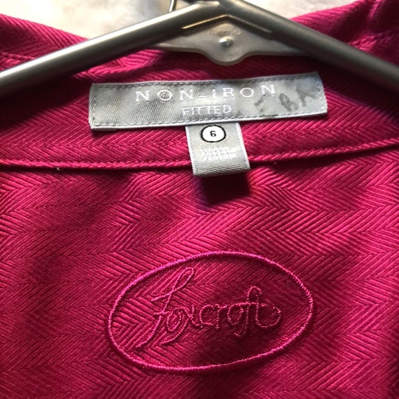 Fitted non iron Foxcroft blouse - Picture 2 of 4